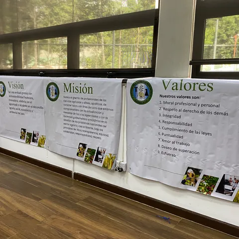 Misión, Visión y Valores del CIAG en una actividad del Colegio